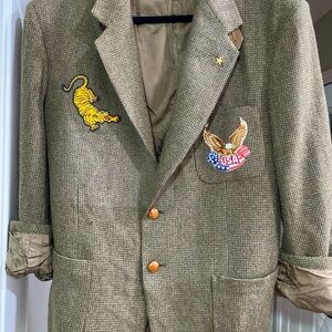 Stafford vintage tweed blazer
